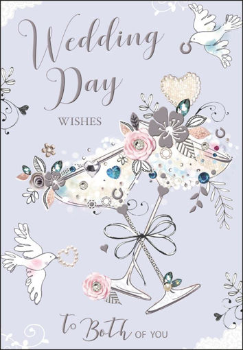 Picture of WEDDING DAY WISHES CARD